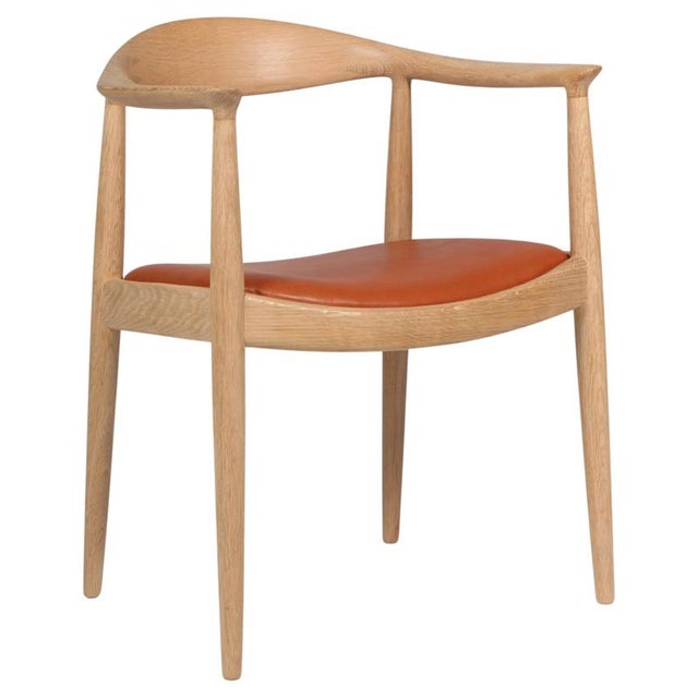 JH503 The Chair in Oak and Leather Hans J. Wegner for PP Møbler, 1960s For Sale - Image 10 of 10