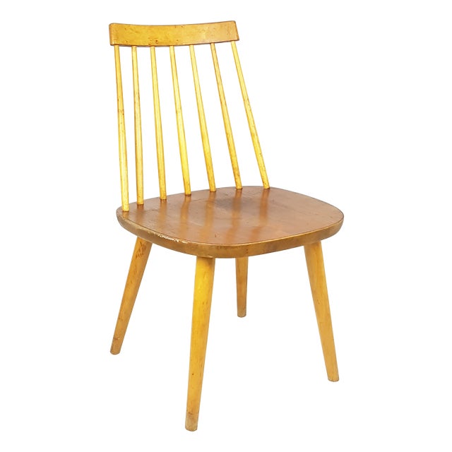 Mid-Century Modern Wooden Pinocchio Chair by Yngve Ekström for Stolab, 1960s For Sale