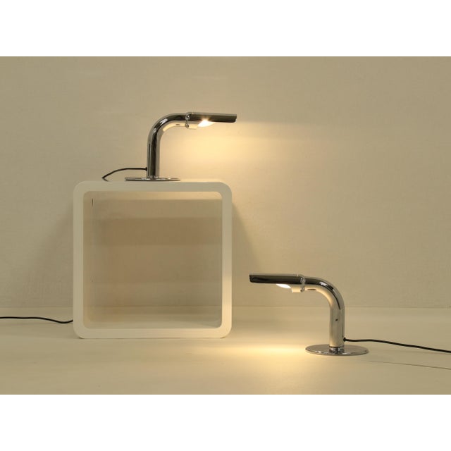 Ingo Maurer Vintage Gulp Tables Lamps by Ingo Maurer for Design M, Germany, 1960s, Set of 2 For Sale - Image 4 of 18