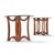 Mid-Century Modern Sculptural Bentwood Pearsall Style Glass Top Pedestal Side Tables For Sale - Image 10 of 11