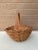 Brown Early 20th Century American Splint Oak Gathering Basket For Sale - Image 8 of 10