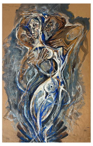 Pôl Roux, Vénus Anadyoneme, 2007, Painting on Wood