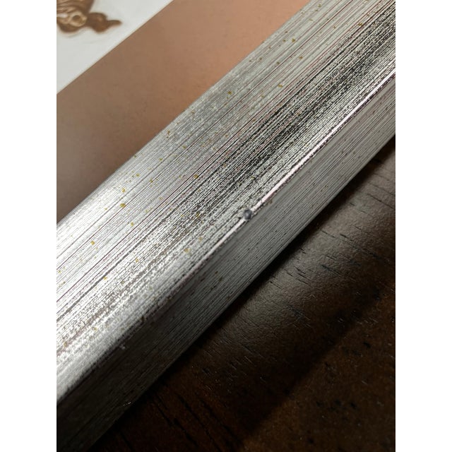 Vintage Framed Thai Temple Rubbing on Rice Paper Artwork For Sale - Image 10 of 16