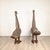 Pair of Thai Carved and Painted Wooden Geese, Circa 1900 For Sale - Image 4 of 13