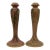 Roseville Florentine Arts and Crafts Candle Holder Pair, 1924 For Sale