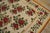 Late 19th Century 1890s Ivory Roses Floral Antique English Needlepoint Rug 6'10" X 7'6" Flatweave Wool Carpet For Sale - Image 5 of 6