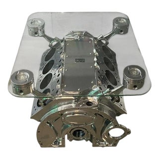 Rolls-Royce 6.75L V8 Engine Block Coffee Table For Sale