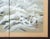 1960s Shōwa Era Japanese Silk Byobu Screen "Mountain Landscape in Winter" For Sale - Image 14 of 18