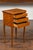 French Louis-Philippe Period 1840s Walnut Bedside Table with Geometric Banding For Sale - Image 11 of 12