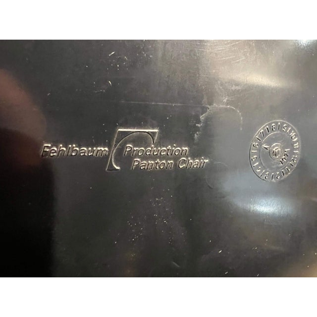 Panton Cantilever Chair in Black Pu by Verner Panton, Germany, 1971 For Sale - Image 17 of 18