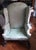 Wood Large Georgian Wingback Armchair, English or Irish For Sale - Image 7 of 7