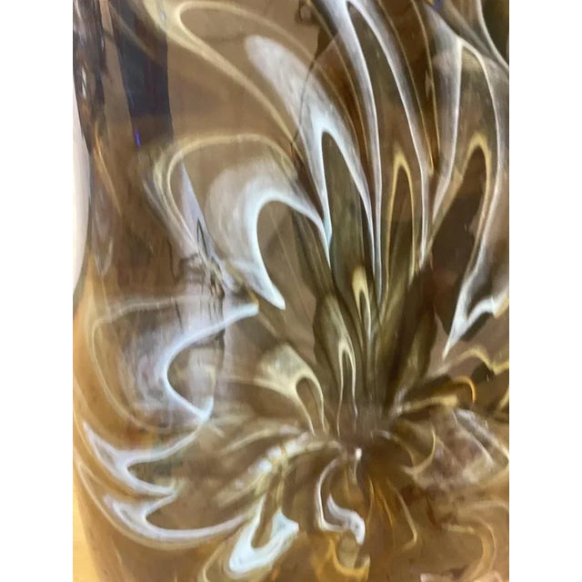 Contemporary Handmade Multicolors Murano Glass Vase from Simoeng For Sale - Image 3 of 13