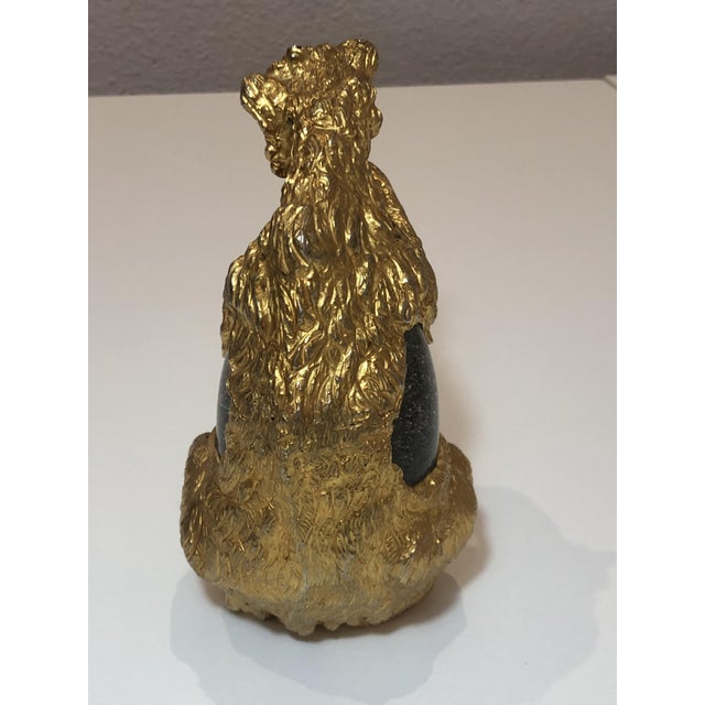 Gold Gabriella Crespi, Bear Figure, 1974, Bronze and Murano Glass For Sale - Image 8 of 12