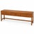 Monumental solid wood credenza / media console with a striking Organic Modern architectural design. At a full 96” long,...
