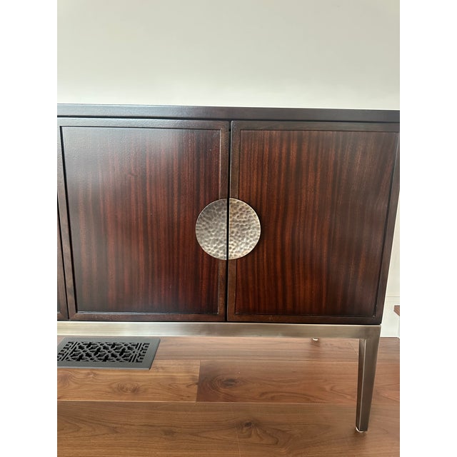 Bernhardt Jet Set Sideboard in Caviar For Sale In Los Angeles - Image 6 of 16