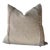 Natural Linen Stone Washed Accent Pillow With Down Feather Insert For Sale