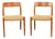 Vintage Model 75 Dining Chairs in Teak by Niels Otto Moller for J.L. Møllers, 1960s, Set of 2 For Sale