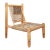 Rustic Brutalist Modern Armchair Attributed to Adrien Audoux & Frida Minet, France 1950 For Sale