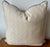 Custom 20" Wool Herringbone Pillow-Leather Trim-Feather Insert For Sale In New York - Image 6 of 8
