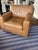 Camel Camel Leather Axis Swivel Chair For Sale - Image 8 of 9