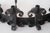 Mid Century Gothic Style Wall Mounting Wrought Iron Candelabras - A Pair For Sale In San Francisco - Image 6 of 9