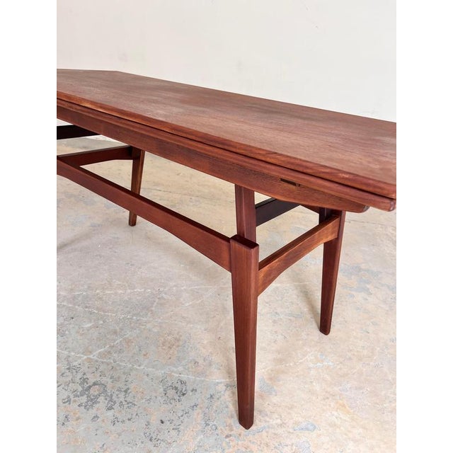 Wood Adjustable Teak Coffee Table with Extensions, Denmark For Sale - Image 7 of 11