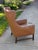Camel Late 20th Century Attributed to Fredrik Kayser Lounge Chair in Leather and Rosewood For Sale - Image 8 of 10