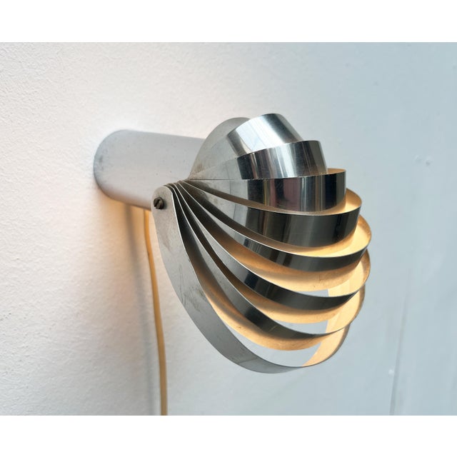 Mid-Century Modern Vintage Space Age Swiss Model Visier Magnetic Wall Lamp by E. R. Nele for Temde, 1970s For Sale - Image 3 of 18