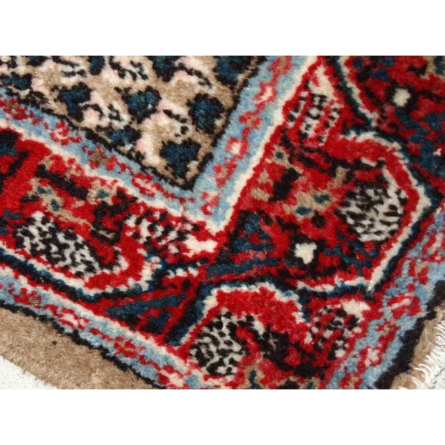 1970s Handmade Vintage Indian Seraband Rug For Sale - Image 4 of 10