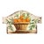 Italian Hand Painted Decorative Wood Panel With Basket of Oranges Made for Vietri For Sale