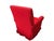 Late 20th Century White Muslin Lounge Armchair with Red Cover and Skirt For Sale - Image 11 of 12