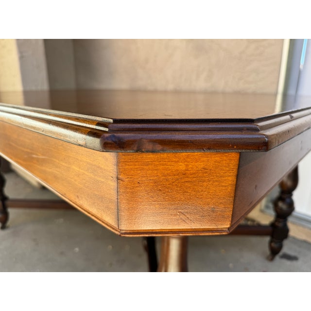 Early 20th Century English Jacobean Revival Draw-Leaf Dining Table For Sale In San Diego - Image 6 of 10