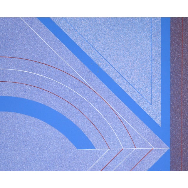 1970s "Kiva Iv" - 1970's Minimalist Geometric Abstract For Sale - Image 5 of 12
