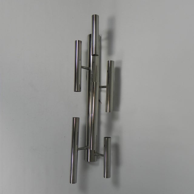 1970s Vintage Wall Lamp by Gaetano Sciolari for Boulanger, 1970s For Sale - Image 5 of 18