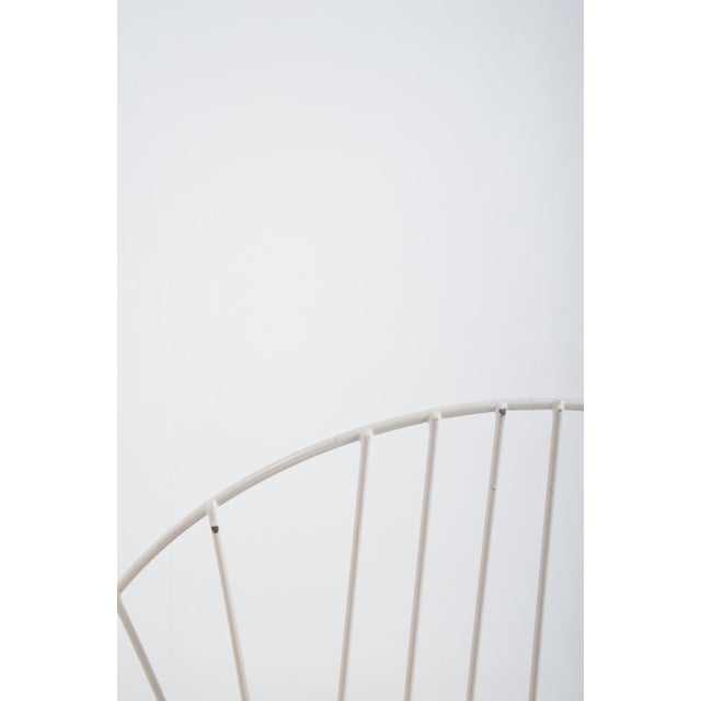 White Wire Chair by Cees Braakman for Pastoe, 1950s For Sale - Image 8 of 9