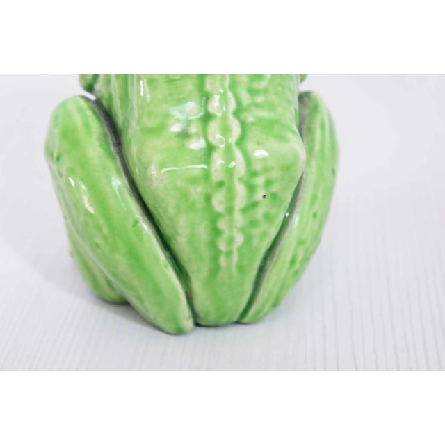 1950s Frog Vase from Sarreguemines, 1950s For Sale - Image 5 of 10