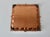 Vintage Ornate English Copper Pewter Square Engraved Platter Footed For Sale - Image 13 of 16