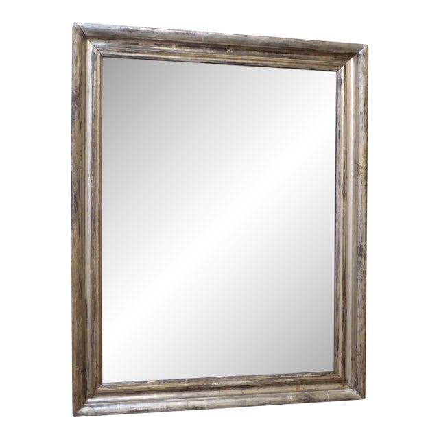 Antique Silverleaf Mirror For Sale