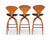 Norman Cherner for Plycraft -Set of 3 Molded Plywood Swivel Bar Stools, 1960s Mid-Century Modern For Sale In Los Angeles - Image 6 of 12