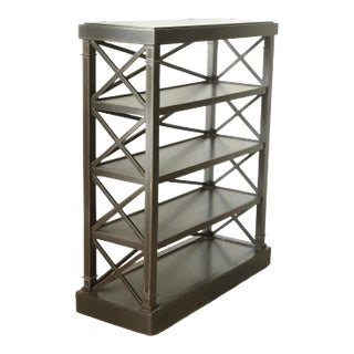 Vintage White Finish Bookshelf For Sale