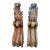 Pair of Tall Antique Wooden Corbels With Acanthus Leaf & Scroll Motifs For Sale