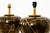 Ceramic Baluster Shaped Table Lamps in Glazed Black and Gold Ceramic, Set of 2 For Sale - Image 7 of 18