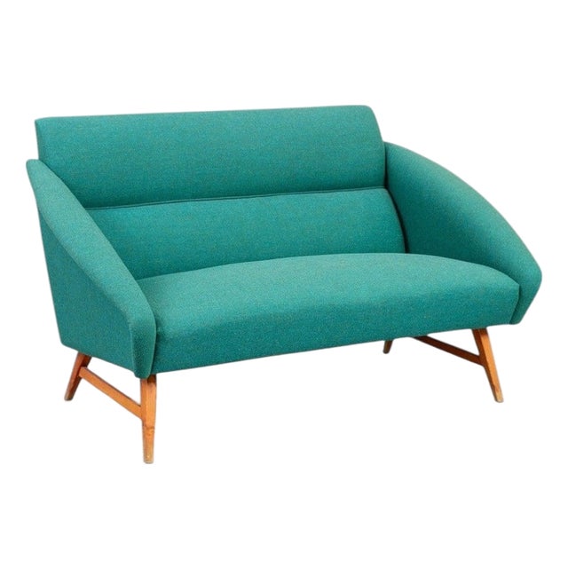 Mid 20th Century Attributed to Svante Skogh "Model 120" Organic Modern Loveseat For Sale