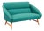 Mid 20th Century Attributed to Svante Skogh "Model 120" Organic Modern Loveseat For Sale