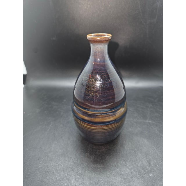 Mid-Century Modern Vintage Handcrafted Art Pottery, Signed For Sale - Image 3 of 4