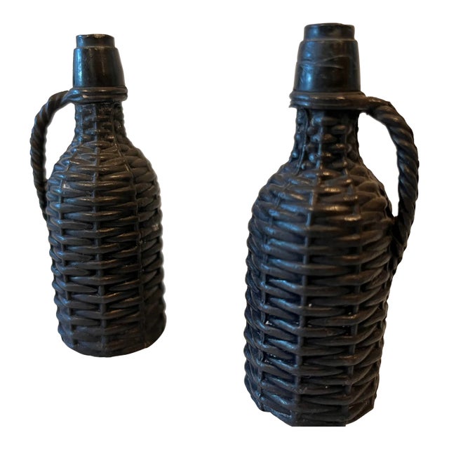 Vintage Demijohn Salt and Pepper Shakers For Sale