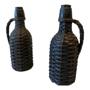 Vintage Demijohn Salt and Pepper Shakers