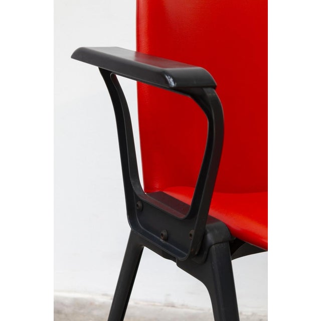 Mod. K Desk Chairs by Lucci & Orlandini for Velca, 1970s, Set of 8 For Sale - Image 3 of 8