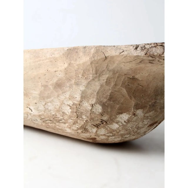 Antique 19th Century American Hand Hewn Dough Bowl For Sale - Image 17 of 18