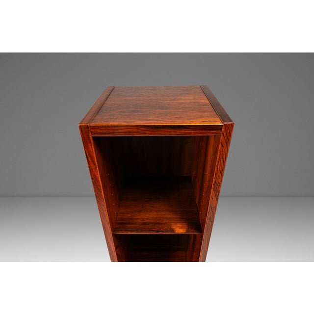 Danish Mid-Century Modern Free-Standing Bookshelf in Rosewood Attributed to Ejvind Johansson, Denmark, C. 1960s For Sale - Image 9 of 18